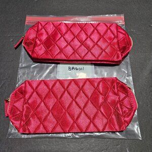 Lancome Make-Up Bags (Pink), (2)    (BAG011)